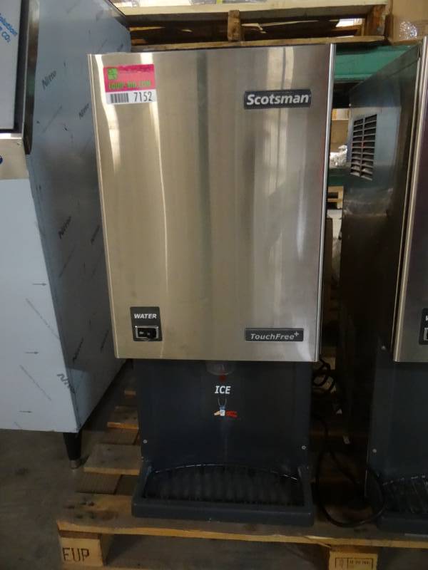 lot 7152 image: Scotsman Touch Free IceWater Machine Model # MDT3F12A-1H