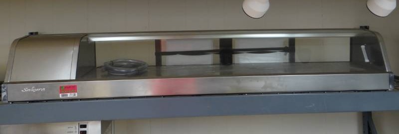 lot 7158 image: New Sakura Curved Glass Sushi Display  Case