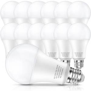 lot 8896 image: LEDERA 150 Watt LED Light Bulbs, Daylight White 5000K, 2500 Lumens Super Bright LED Bulbs, E26 Base, A21 LED Bulbs 23W Energy Saving, Non-Dimmable Bulbs for Living Room Bedroom Garage Office, 6 Packs