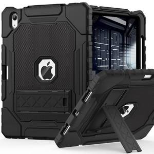 lot 8903 image: ZoneFoker Case for iPad (A16) 11th10th Generation 1110.9 inch 20252022, Heavy Duty Military Grade Shockproof Rugged Cover with Pencil HolderStand for i Pad 11th  10 th Gen (Black)