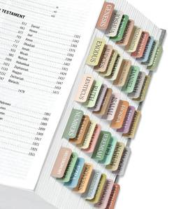 lot 8912 image: Bible Tabs for Women & Men, Laminated Bible Tabs for Study Bible, Large Print Neutral Bible Tabs for Easy Navigation, Boho Theme, Bible Index Tabs