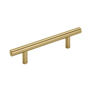 lot 8919 image: Amerock  Cabinet Pull  Champagne Bronze  3-34 inch (96 mm) Center to Center  Bar Pulls  1 Pack  Drawer Pull  Drawer Handle  Cabinet Hardware