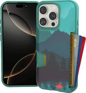 lot 8931 image: Smartish� iPhone 16 Pro Wallet Case - Wallet Slayer Vol. 1 Slim  Protective Credit Card Holder - Drop Tested Hidden Flip Card Slot Cover Compatible with Apple iPhone 16 Pro - Moving Mountains