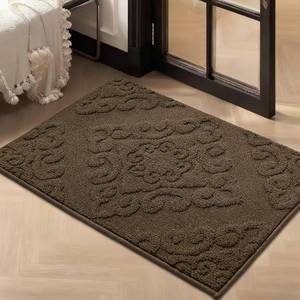 lot 8965 image: COSY HOMEER Door Mat 24x36,Absorbent Dirt Trapper Entryway Rugs,Non-Slip Welcome Mat,Washable Entry Rugs,Low Pile Doormat for Front Back Door,Wet Shoes &amp Paws,Brown