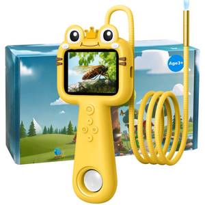 lot 8996 image: Borescope Camera for Kids - STEM Science Educational Toy for 4-12 Years Old Boys & Girls  Birthday Gift for Outdoor Adventures & Nature Discovery (Yellow)
