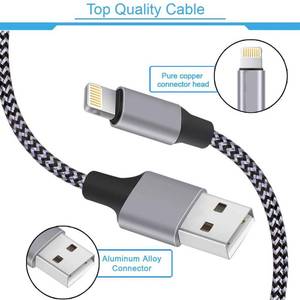 lot 9047 image: iPhone Fast Charger,iPhone Charger Fast Charging 1 PACK Dual Port USB Wall Chargers Block Adapter Plug Long 6FT Fast Charging Lightning Cable Cord for iPhone 14 13 12 11 Pro Max XS X 8 7 Plus SE iPad