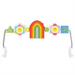 lot 9091 image: iGRATENS Baby Bjorn Bouncer Toy Bar - Toy Bar for Baby Bouncer Seat Balance Soft & Bliss, Brightly Colored Shape, Develop Motor Skills, Wooden Toys, Environmentally Friendly Paint, Rainbow