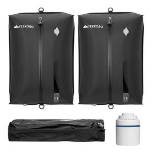 lot 9095 image: YEEKORO Vacuum Bag for Travel, Professional IPX8 Waterproof Reusable Vacuum Compression Bags for Travel Suitcases, Durable Space Saver Bag(2 PACK,With Pump)