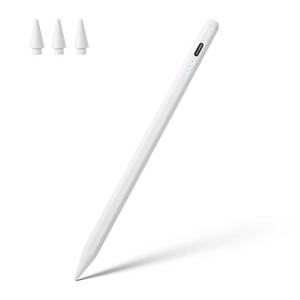 lot 9158 image: Stylus Pen for iPad A16 11th 10th 9th 8th 7th 6th Generation, iPad Pro 12.9 11 13 inch M4, iPad Air M3 M2 5th 4th 3rd Gen, iPad Mini A17 Pro 7 6 5, for Apple Pencil Pro 1st 2nd Gen Alternative (White)