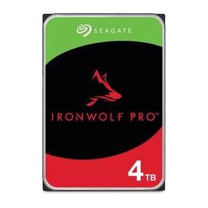 Seagate IronWolf Pro, 4 TB, Enterprise NAS Internal HDD CMR 3.5 Inch, SATA 6 Gb/s, 7,200 RPM, 256 MB Cache for RAID Network Attached Storage (ST4000NT001)