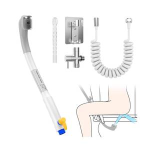 Butt Wiper Tool, 15.7 Inch Comfort Flush Toilet Aid, Hip Flush Aid for People with Disabilities, Elderly, Overweight, Pregnant Women, Easy-to-Use Hip Flush Aid
