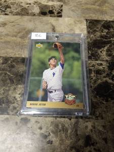 1993 Upper Deck Top Prospect Derek Jeter New York Yankees Rookie Baseball Card
