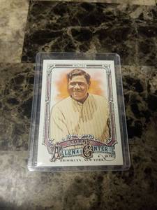 lot 1098 image: 2025 Topps Allen & Ginter Babe Ruth New York Yankees Baseball Card