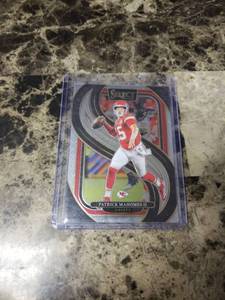 lot 1104 image: 2024 Panini Select Football Patrick Mahomes Kansas City Chiefs Card