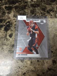 lot 1115 image: 2020 Panini Mosaic Football Joe Burrow Cincinnati Bengals Rookie Card