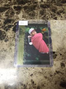 lot 1130 image: 2001 Upper Deck Tigers Tales Tiger Woods Rookie Card