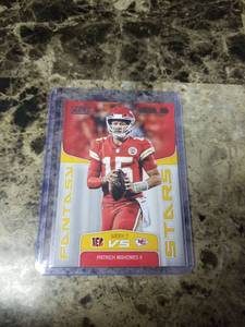 lot 1133 image: 2019 Panini Score Football Patrick Mahomes Kansas City Chiefs Card