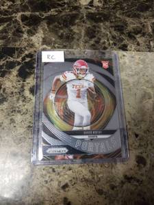 lot 1138 image: 2024 Panini Prizm Football Xavier Worthy Kansas City Chiefs Rookie Card