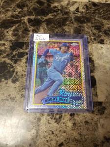 lot 1153 image: 2024 Topps Chrome Mojo Refractor Bobby Witt Jr. Kansas City Royals Baseball Card