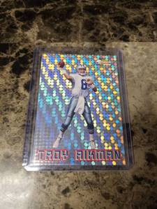 lot 1156 image: 1993 Pacific Trading Cards Troy Aikman Dallas Cowboys Football Card