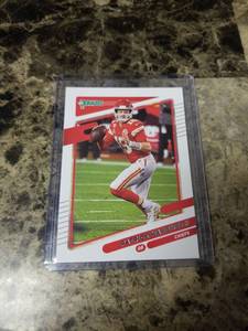 lot 1161 image: 2021 Panini Donruss Football Patrick Mahomes Kansas City Chiefs Card