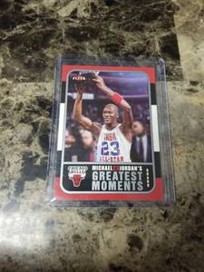 lot 1164 image: 2006 Fleer Upper Deck Michael Jordan Chicago Bulls Basketball Card