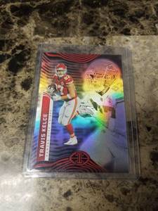 lot 1166 image: 2022 Panini Illusions Football Travis Kelce Kansas City Chiefs Card