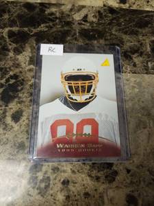lot 1170 image: 1995 Pinnacle Warren Sapp Tampa Bay Buccaneers Rookie Football Card