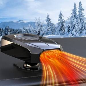 lot 1370 image: New 2025 Portable Car Heater Fast Demisting Defroster, 12V 150W Automobile Heater Can Heat Rapidly in 60 Seconds with Heating & Cooling & Air Purify, Car Fan Windshield Defroster(Black) (LT-N223)