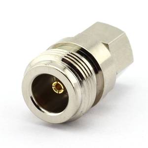 lot 1380 image: DGZZI 2-Pack N Female to F Male RF Coaxial Adapter N to F Coax Jack Connector