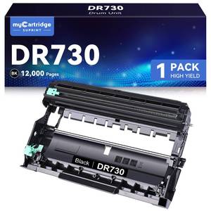 lot 1398 image: myCartridge SUPRINT DR730 Compatible Drum Unit Replacement for Brother TN760 TN-760 TN730 TN-730 Toner Cartridge for HL-L2350DW HL-L2370DW HL-L2395DW MFC-L2710DW MFC-L2750DW DCP-L2550DW Printer