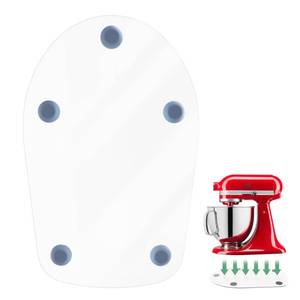 lot 1429 image: Mixer Slider Mat for KitchenAid 4.5 QT Tilt Head Stand Mixer, Sliding Tray Slider Pad for Kitchen Aid 4.5 Qt Stand Mixers Accessories, Clear