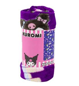lot 1448 image: Kuromi &amp Friends Soft Silky Fleece Throw 40x50 Kids Blanket Neon Kuromi