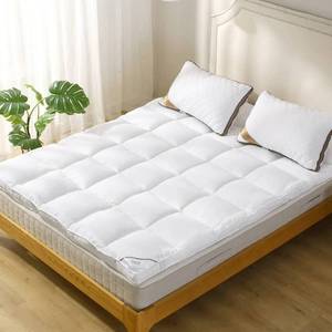 lot 1450 image: ANALIN Mattress Pad Twin Size - Breathable Comfort Mattress Cover, Quilted Fitted Mattress Topper with Anchor Bands Fits 8-21 Inch Mattress, Soft Fluffy Pillow Top