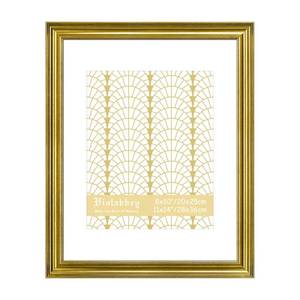 lot 1479 image: VIOLABBEY 11x14 Picture Frame Gold, Photo Frames, Fits Pictures 8x10 with Mat or 11 x 14 without Mat, Display for Tabletop and Wall