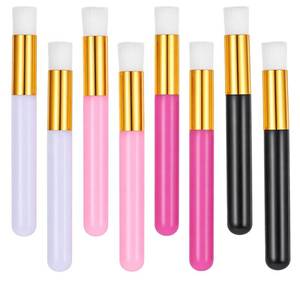 lot 1524 image: 8 Pcs Lash Shampoo Brush, Eyelash Cleaning Brush Lashs Wash Brushs for Nose Cleaning Fan Brushs Peel off Blackhead Brushes Remover Tool