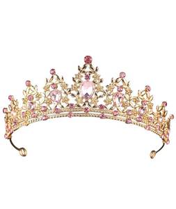 lot 1538 image: Crystal Tiara for Women and Girls Rhinestone Princess Crown Headband Bridal Hair Accessories for Wedding, Birthday