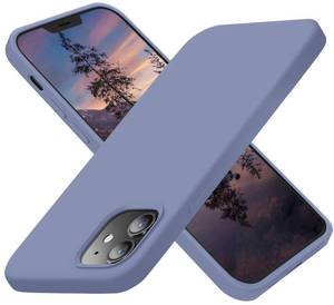 lot 1596 image: Cordking Designed for iPhone 12 Case, Designed for iPhone 12 Pro Case, Silicone Shockproof Phone Case with Soft Anti-Scratch Microfiber Lining 6.1 inch, Lavender Gray