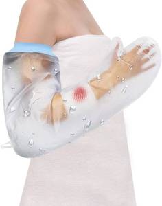 lot 1649 image: CureSquad Cast Covers for Shower Arm, Waterproof Cast Cover Arm Adult, Soft Comfortable Cast Protector for Shower, Reusable Elastic Cast Bag for Bandage, Wound Care Supplies, After Surgery Gifts