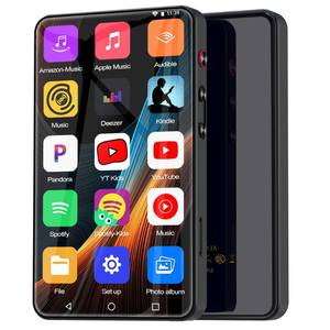 144GB MP3 Player with Bluetooth and WiFi, 4 Full Color Touch Screen MP4 Music Player with Spotify,Parental Control, YouTube,Pandora, Android Mainstrem Media MP4 Music Player for Kids up to 1TB,Black