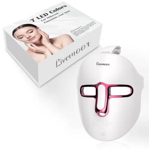 SDKWDH Red Light Therapy for Face, Led Face Mask Light Therapy, Anti-Aging Infrared Therapy for Wrinkles, Fine Lines, 7-1 Colors LED Facial Skin Care Mask