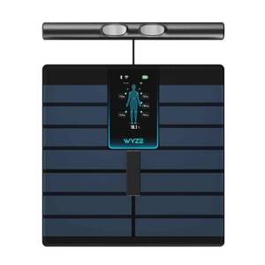Wyze Scale Ultra BodyScan Smart Scale with Handle Wi-Fi &amp; Bluetooth Body Composition Scale for Weight, BMI, Body Fat, Muscle Mass, and Segmental Measurement, Black