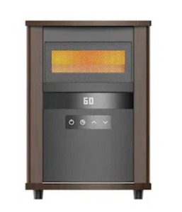 Utilitech RN24083104JK 1500 -Watt Infrared quartz Cabinet Indoor Electric Space Heater with Thermostat with Remote