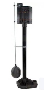 lot 8335 image: Utilitech 13-HP 115 -Volt 58-Gallon Thermoplastic Pedestal sump pump