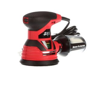 lot 8340 image: SKIL SR211601 2.8Amp 5   Corded Electric Random Orbital Sander with Cyclonic Dust Box