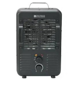 lot 8347 image: Utilitech 1500 -Watt Utility Fan Utility Indoor Electric Space Heater with Thermostat