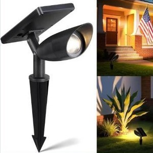 lot 8348 image: Solar Spot Light Outdoor, Solar Landscape Spotlight Waterproof