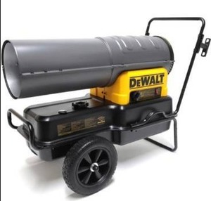 lot 8357 image: DeWalt 185000 Btuh 4250 sq ft Forced Air DieselKerosene Heater
