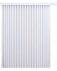 lot 8364 image: 94931 3.5-in Cordless White Vinyl Door Vertical Blinds (Common 78-in Actual 78-in x 84-in)