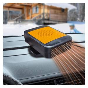 lot 8394 image: Car Heater, 12V 200W 2 in 1 Heating & Cooling Fan, That Plug Into Cigarette Lighter Portable Heater, 360 Degree Windshield Defogger Defroster for Car, SUV, Truck, RV, Trailer
